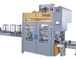 塑料桶自動裝箱機，機油防凍液20升大桶人工裝箱太累了！